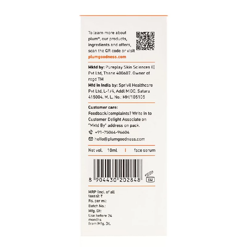 Plum Vitamin C Face Serum For Glowing Skin, 10 ml-5.webp